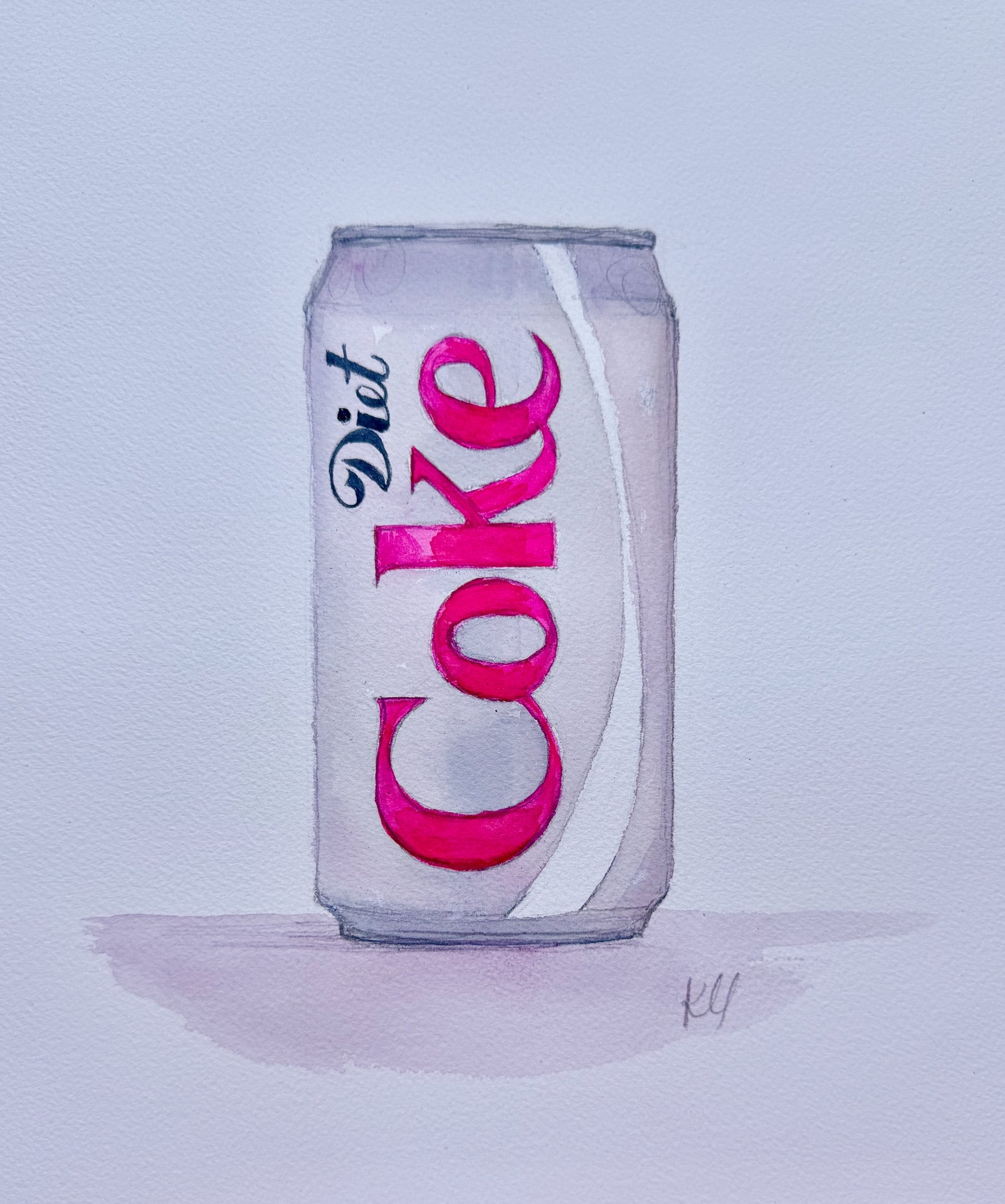Pink Diet Coke Print