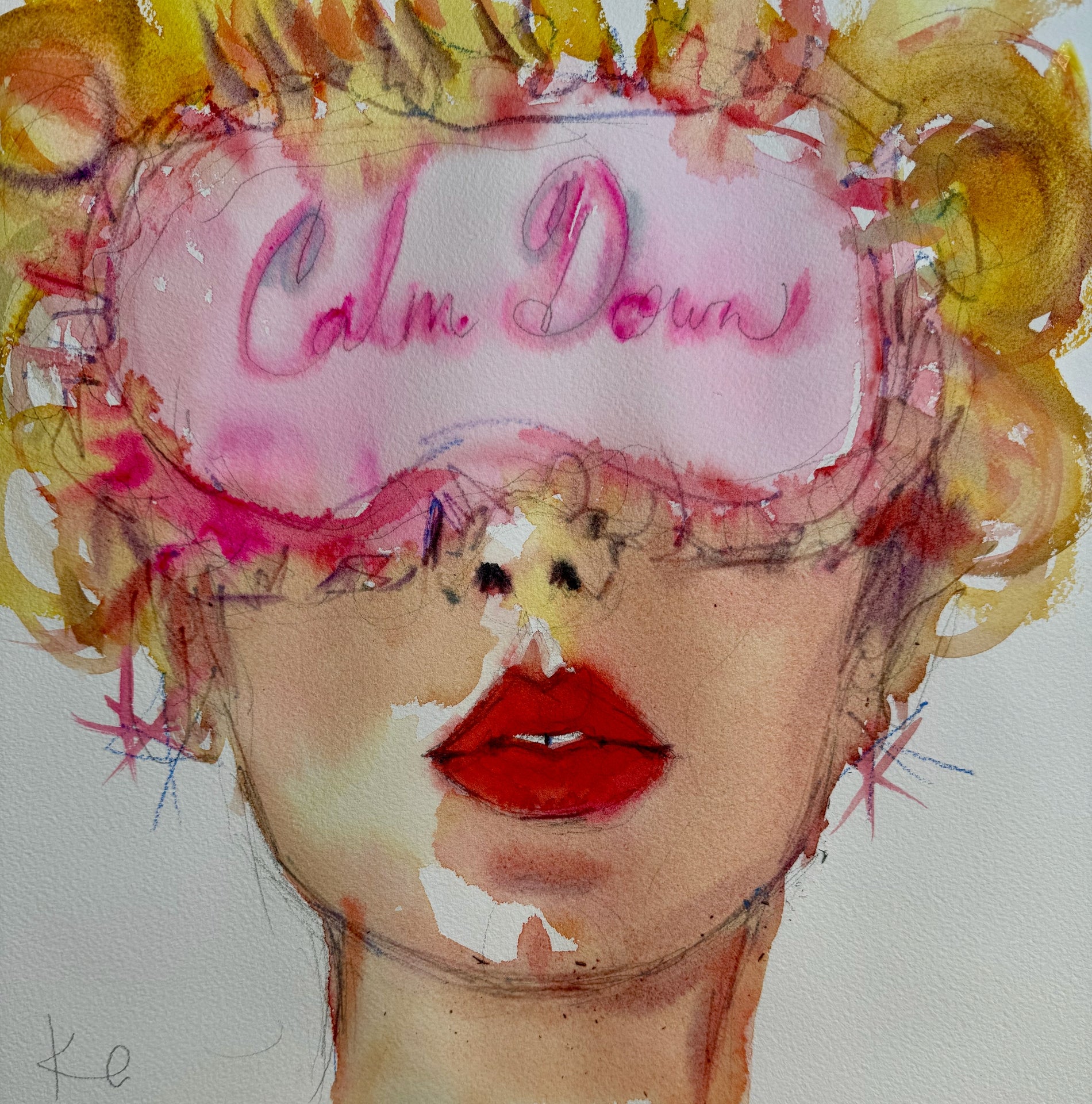 Calm Down Print