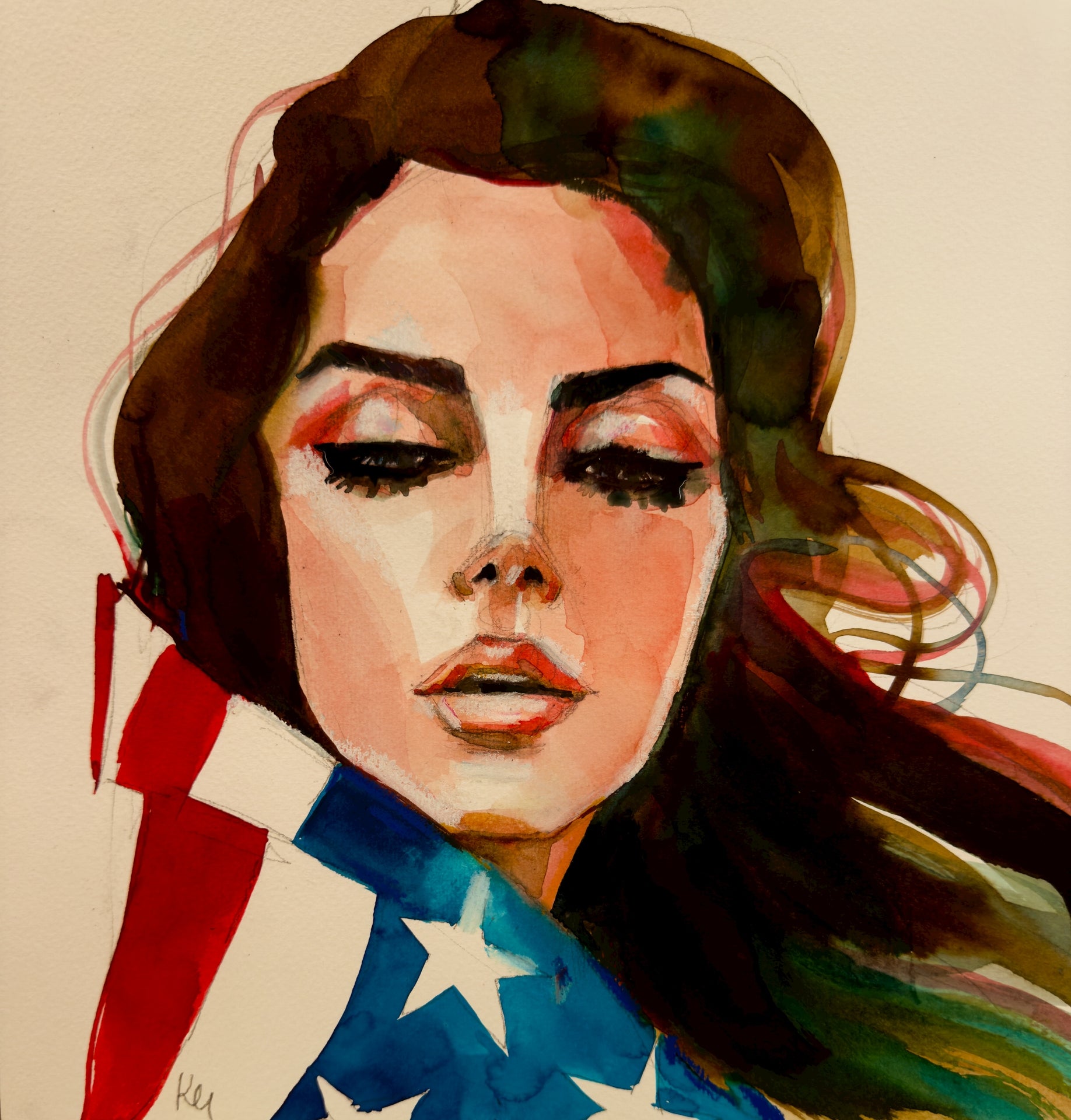Lana del Rey Print