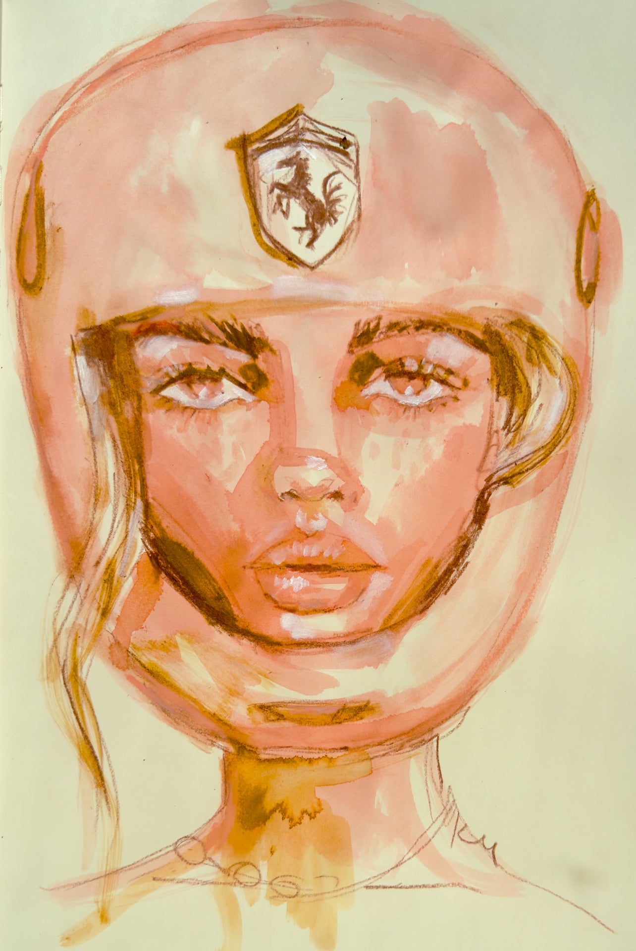 Pink Ferrari Print