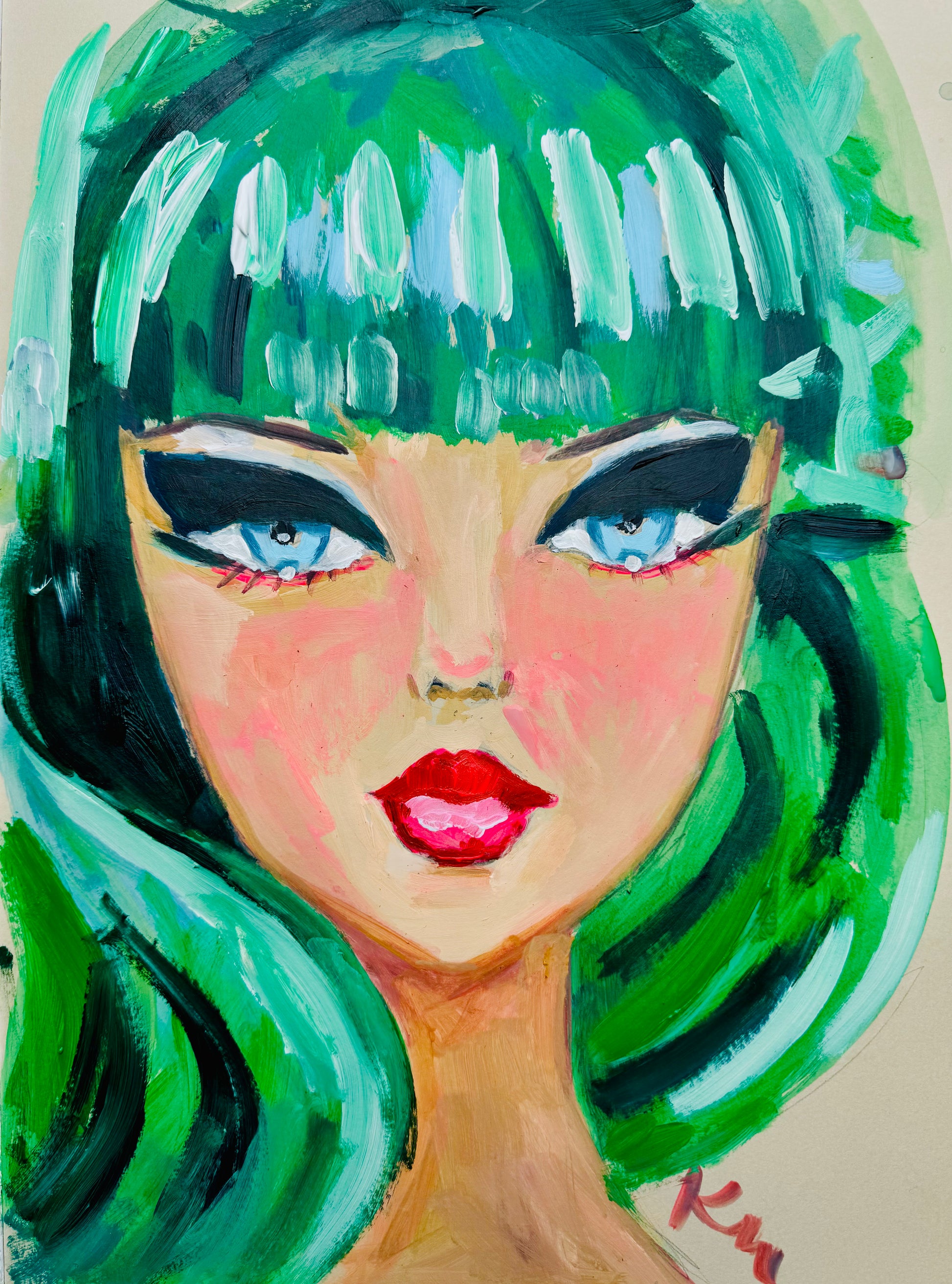 Green Barbie