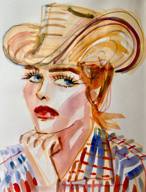 Cowgirl Blues Print