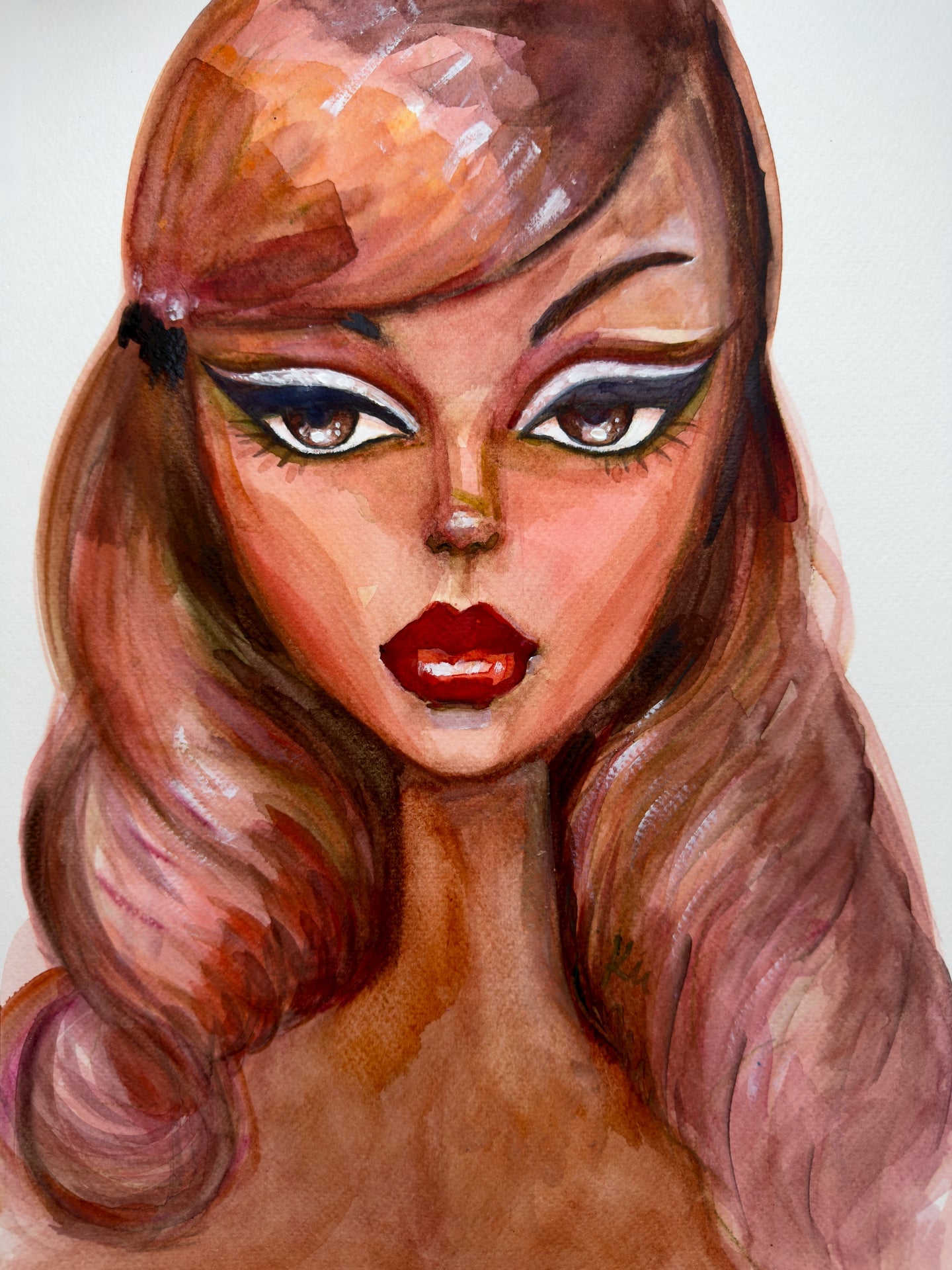 Cinnamon Barbie Print