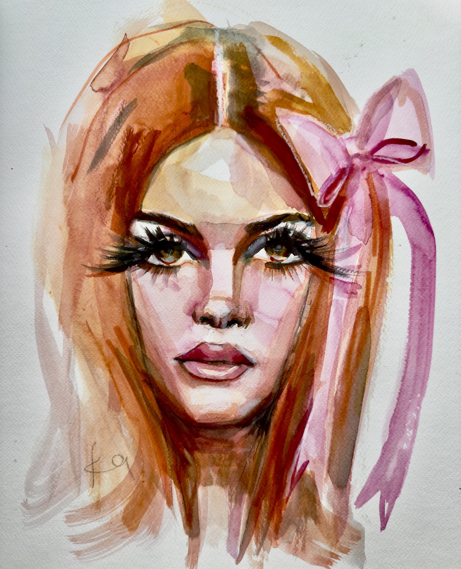 Lana Bow Print
