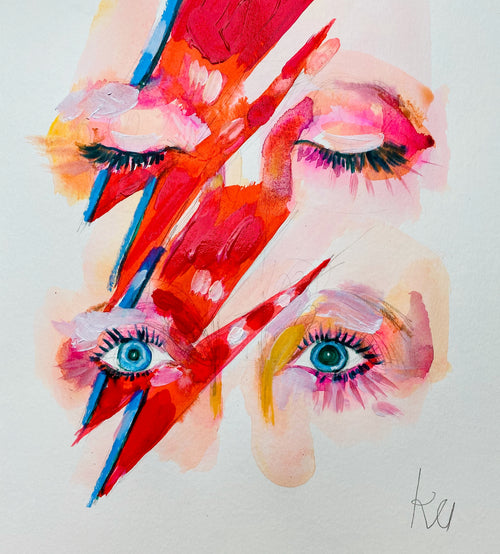 Bowie Eyes Print