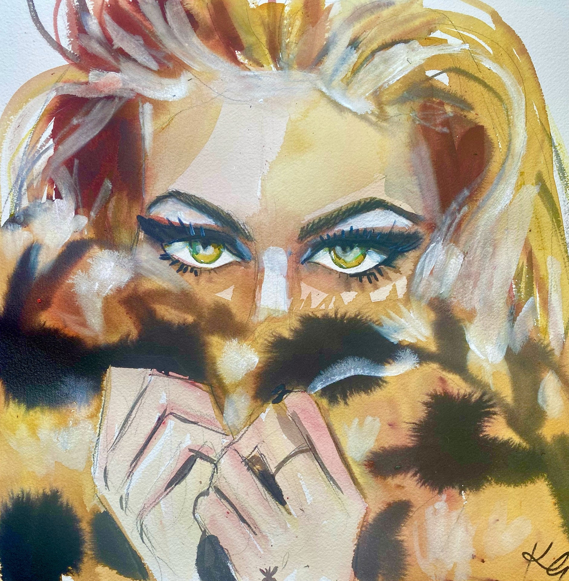 Drama Eyes Print