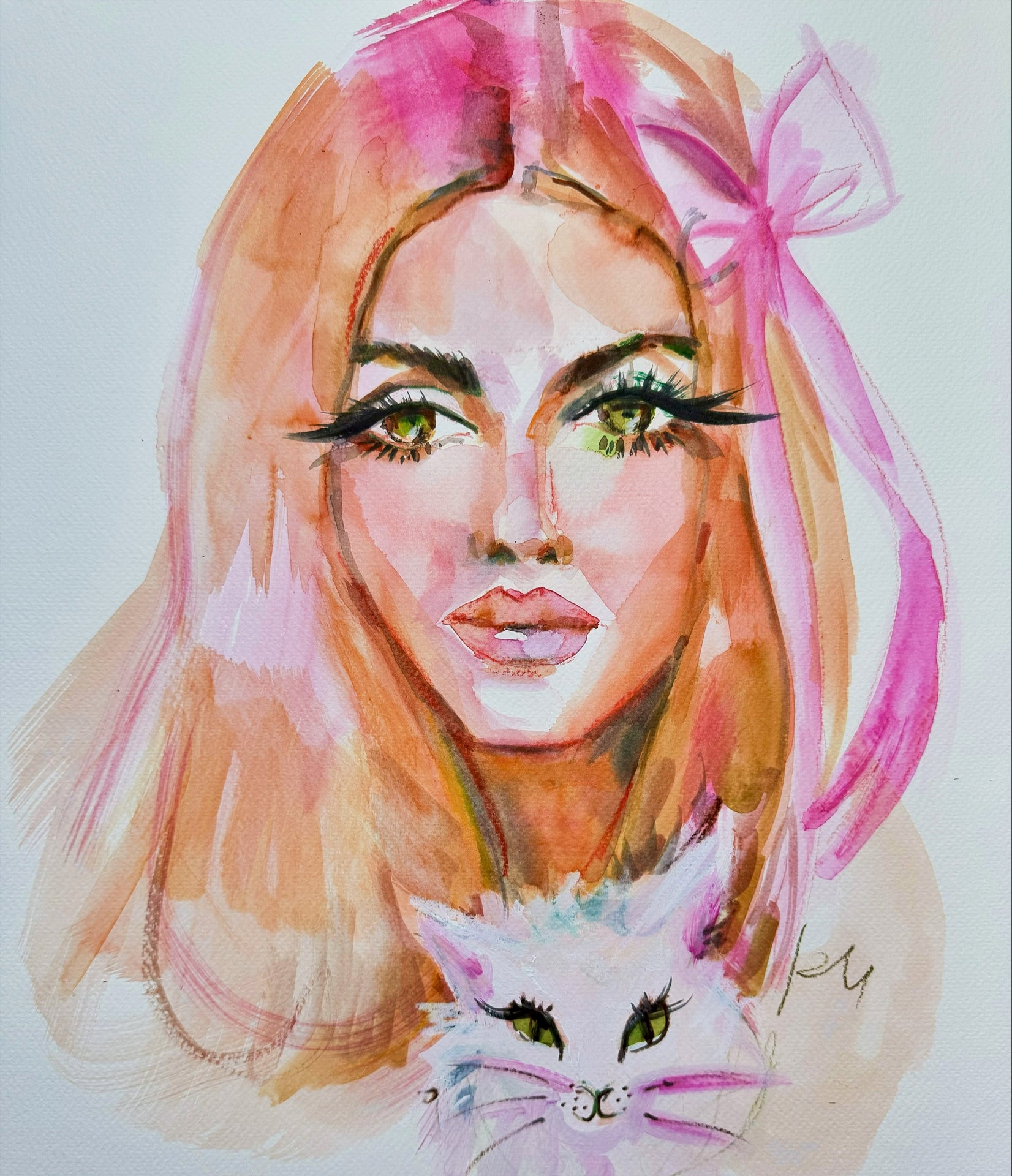 Lana Kitty Print