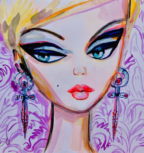 Barbie Daggers Print
