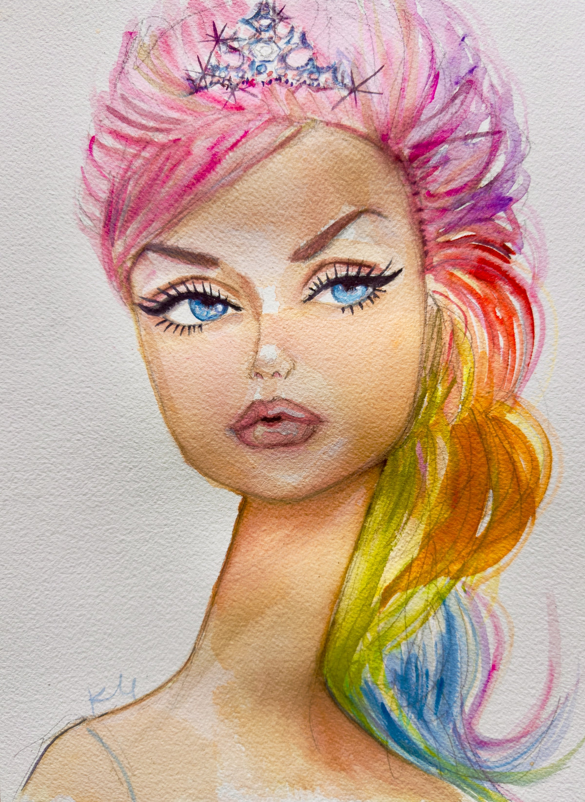 Rainbow princess Barbie Original
