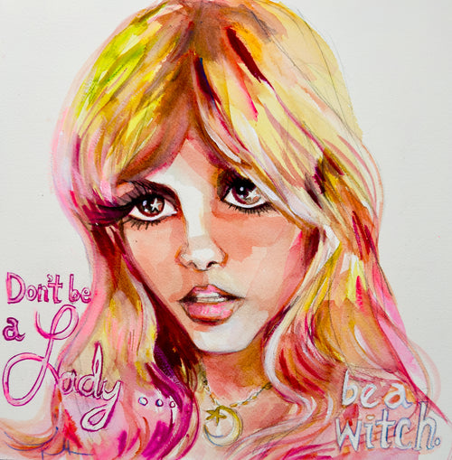 Don't be a Lady Print
