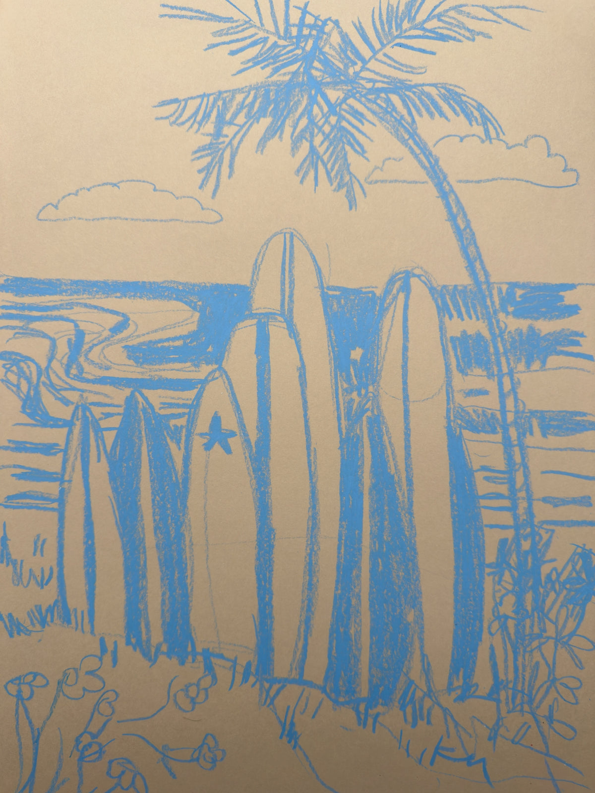 Surfboards Print