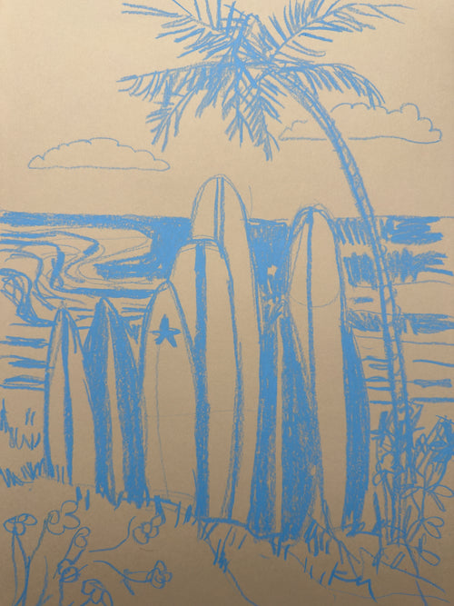Surfboards Print