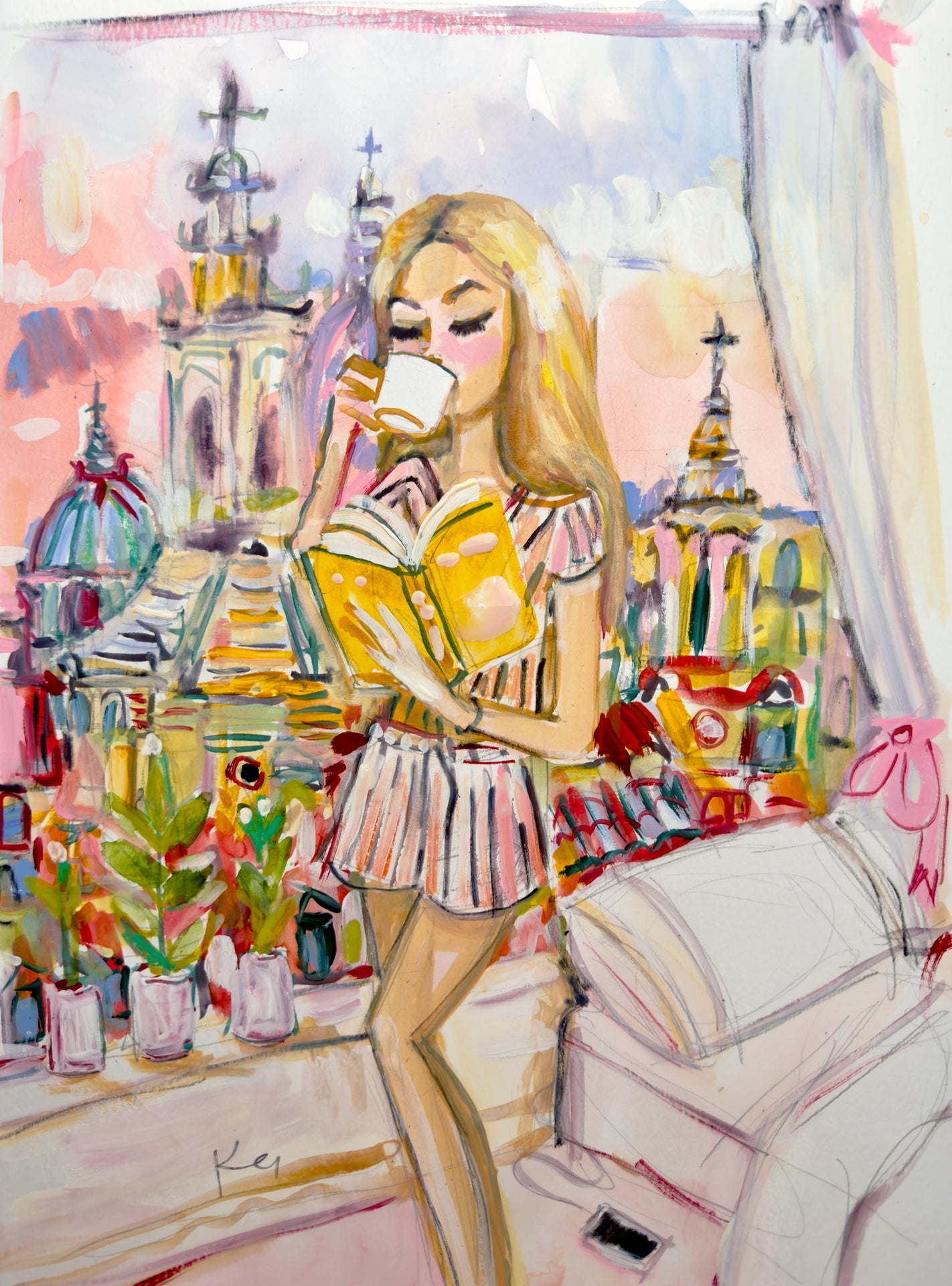 Rome Rooftops Print