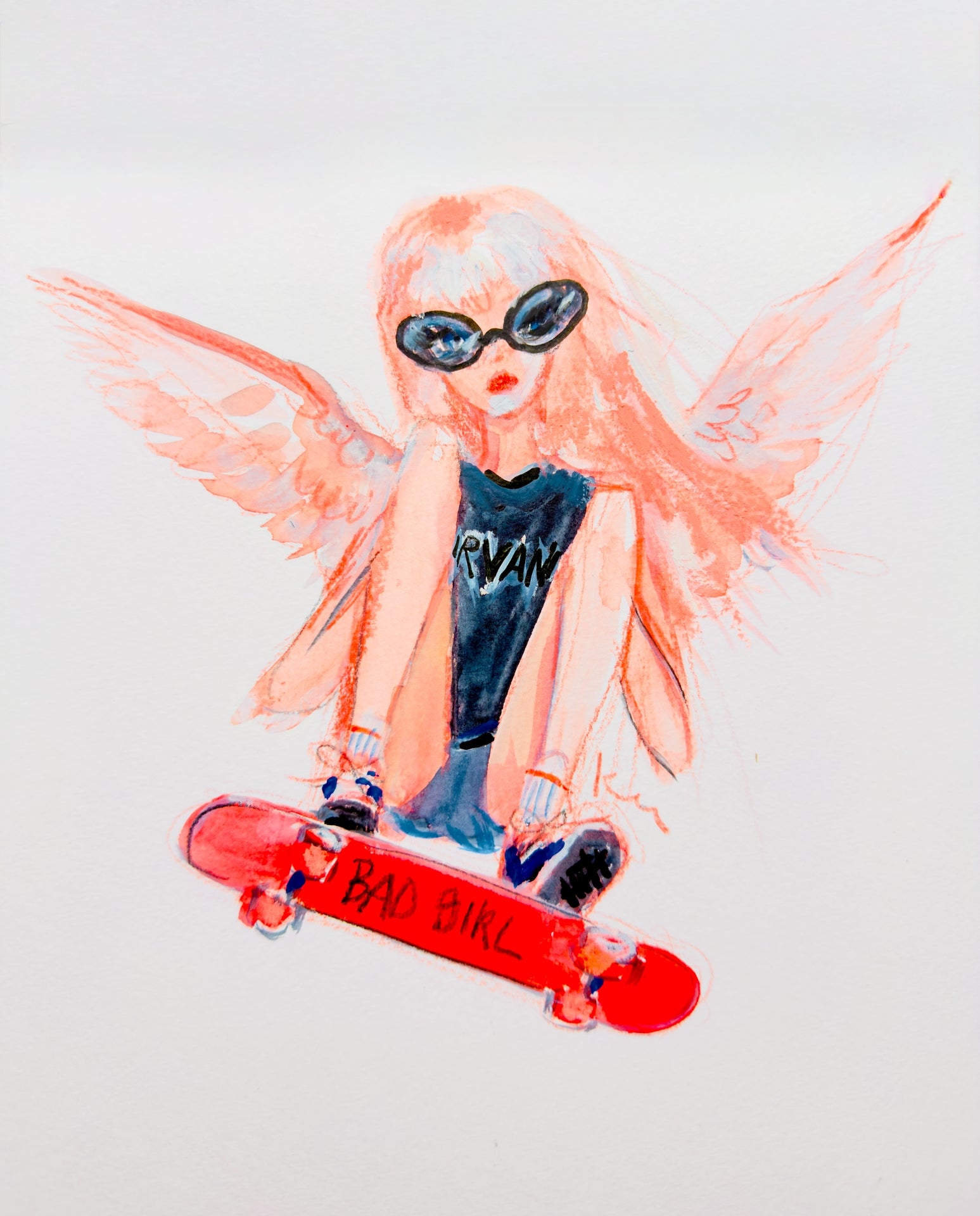 Skate Angel Print