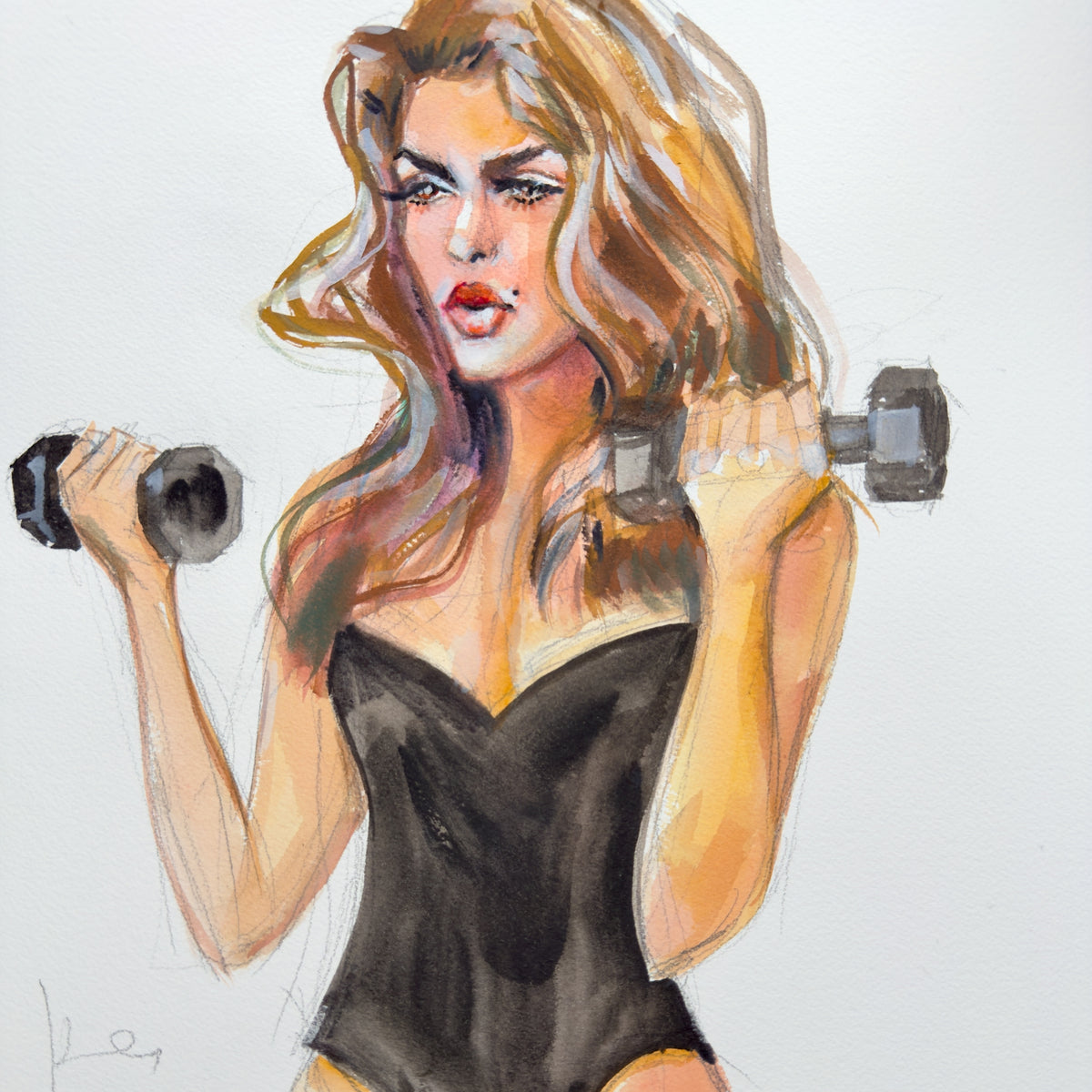 Cindy Work Out Print