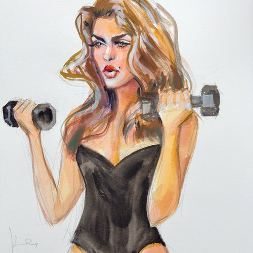 Cindy Work Out Print