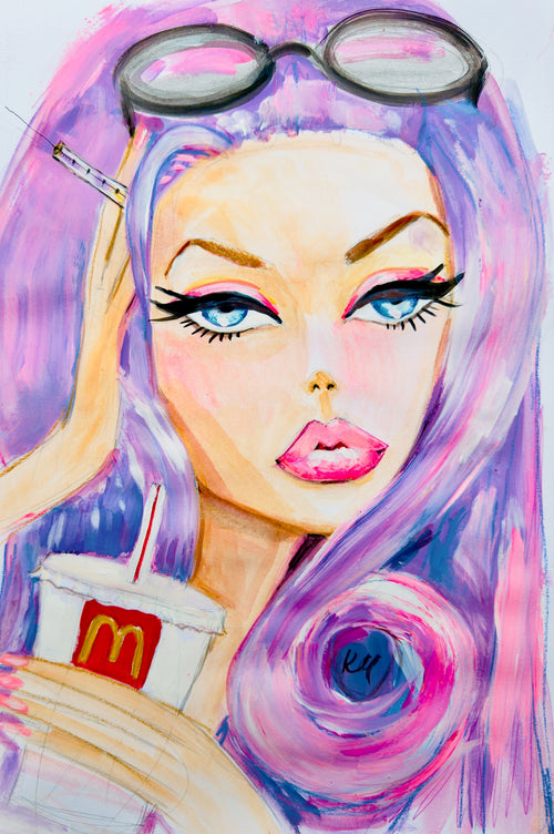 McDonalds and Filler Barbie Print