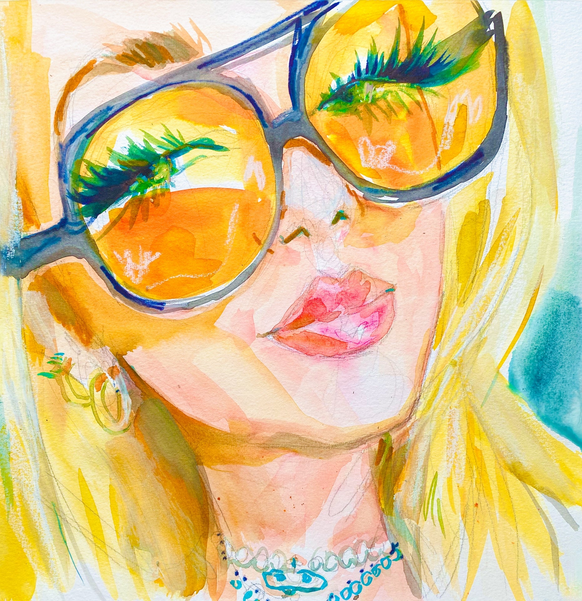 Sunny Shades Print