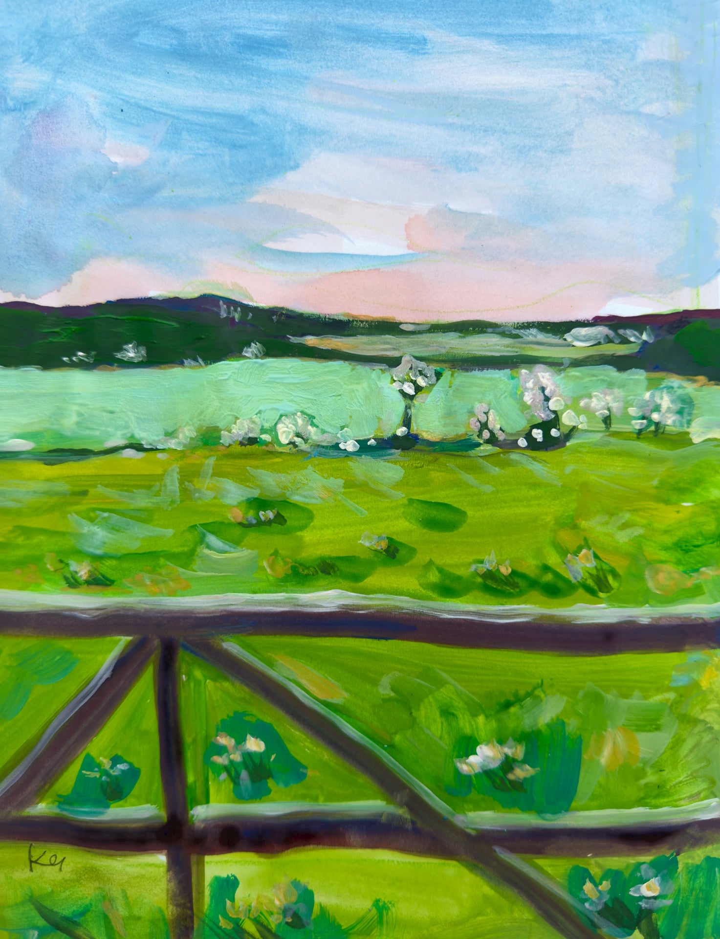 Spring Field Print