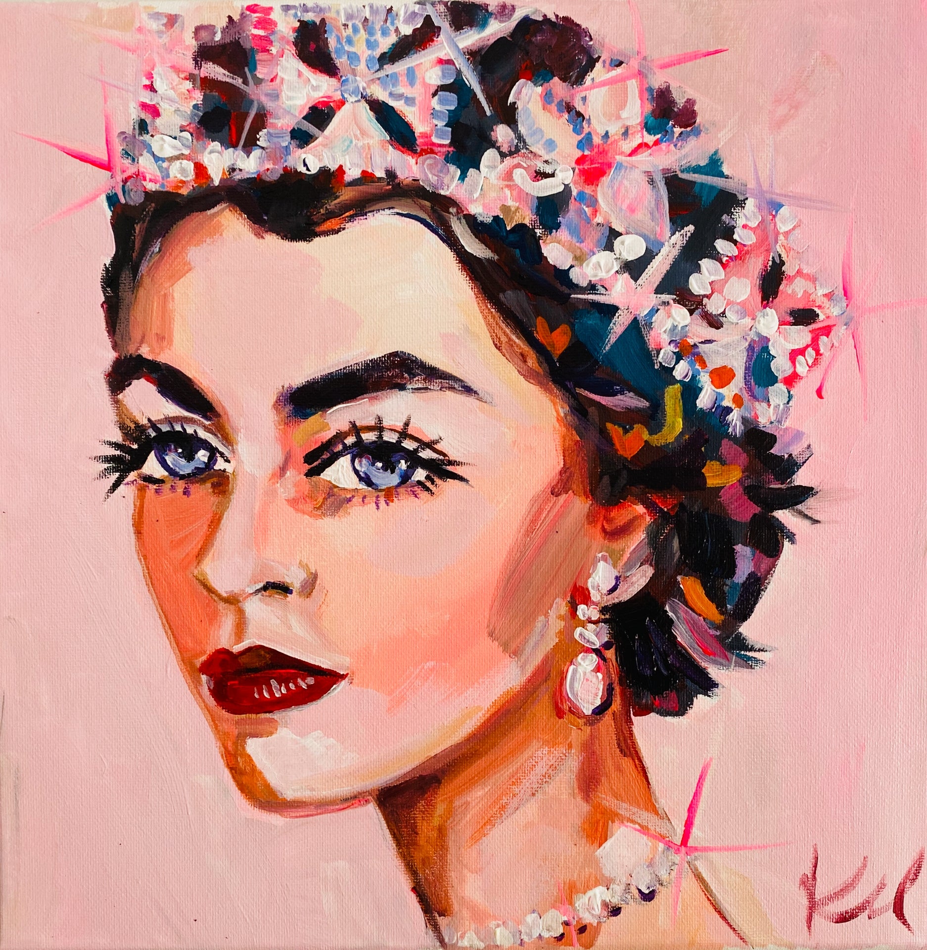 Young Queen Elizabeth Print