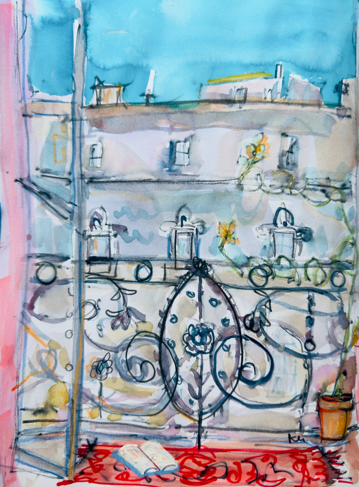 Window Relax Print