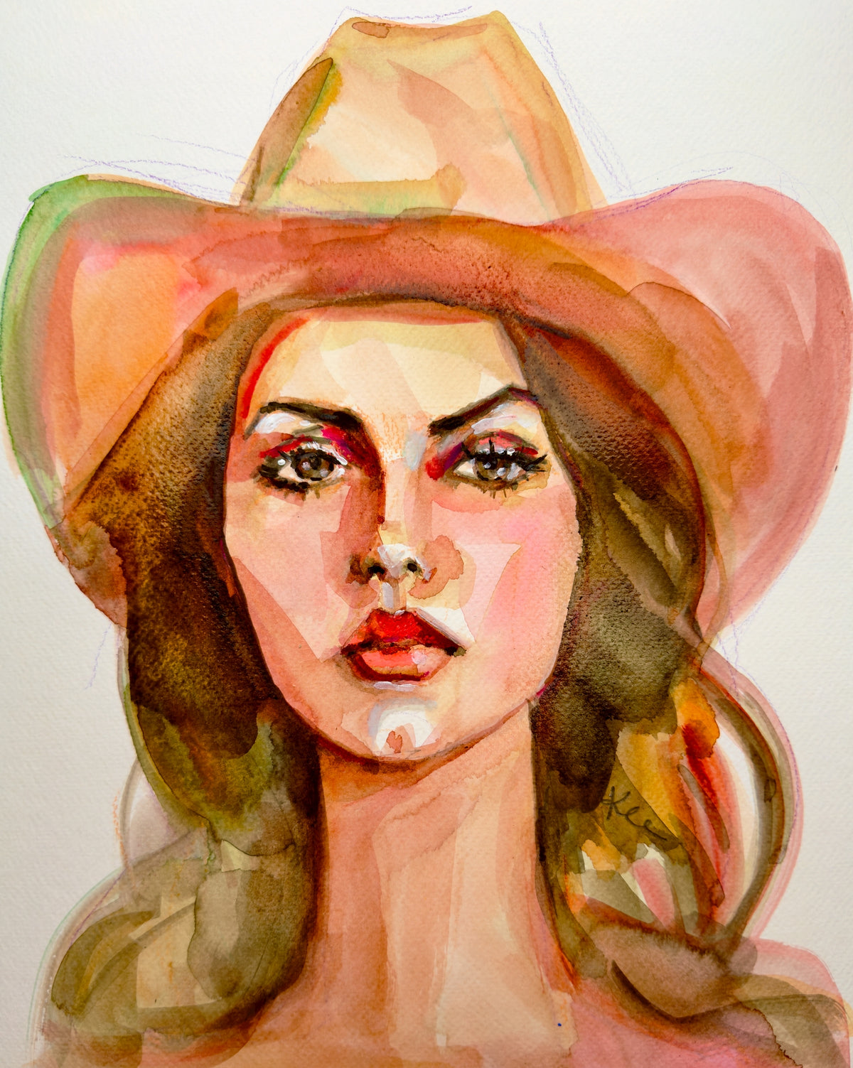 Lana Cowboy Print