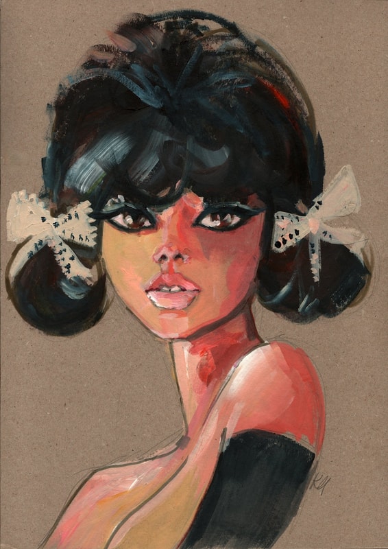 Gwen Bows Print