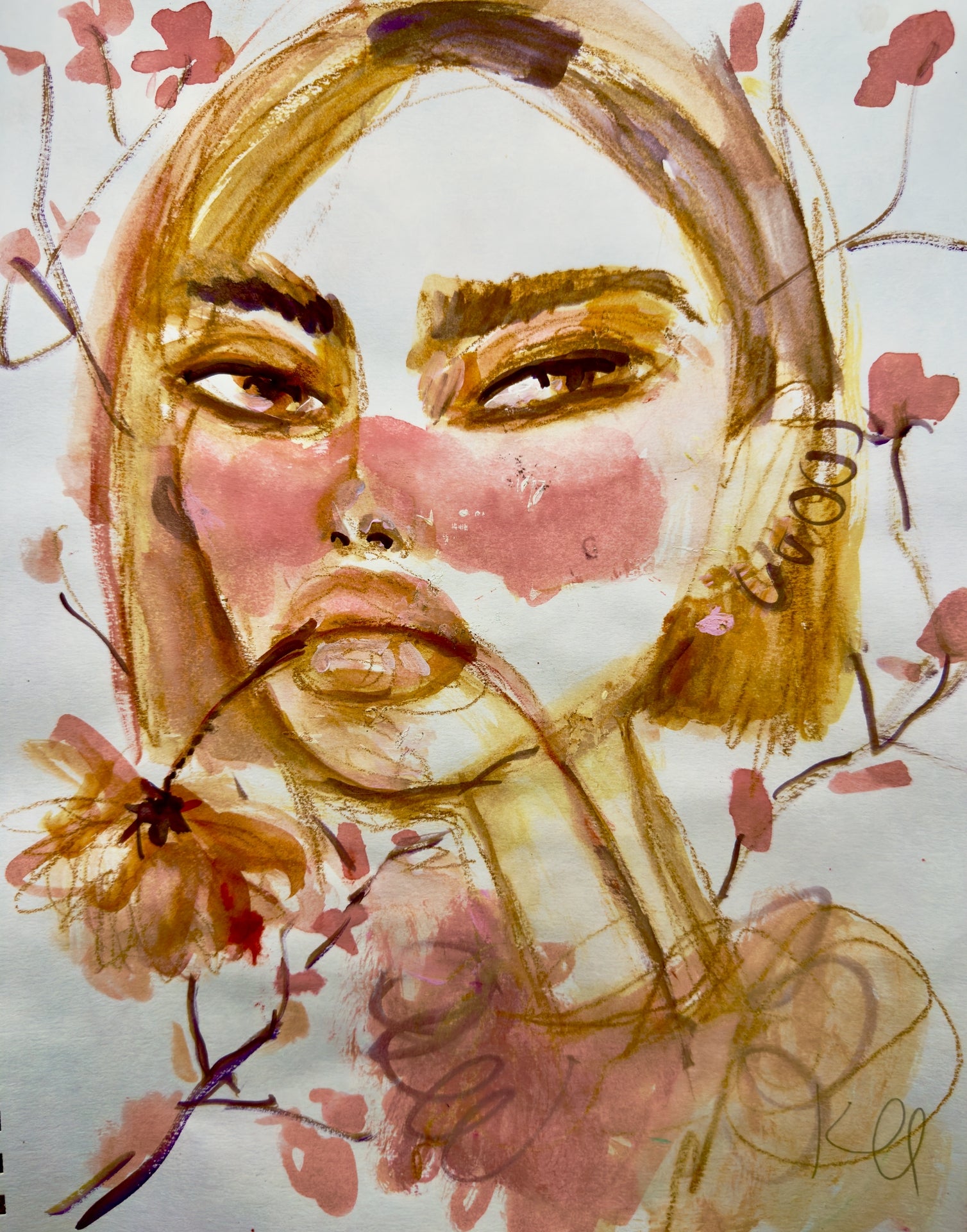 Flower Snack Print