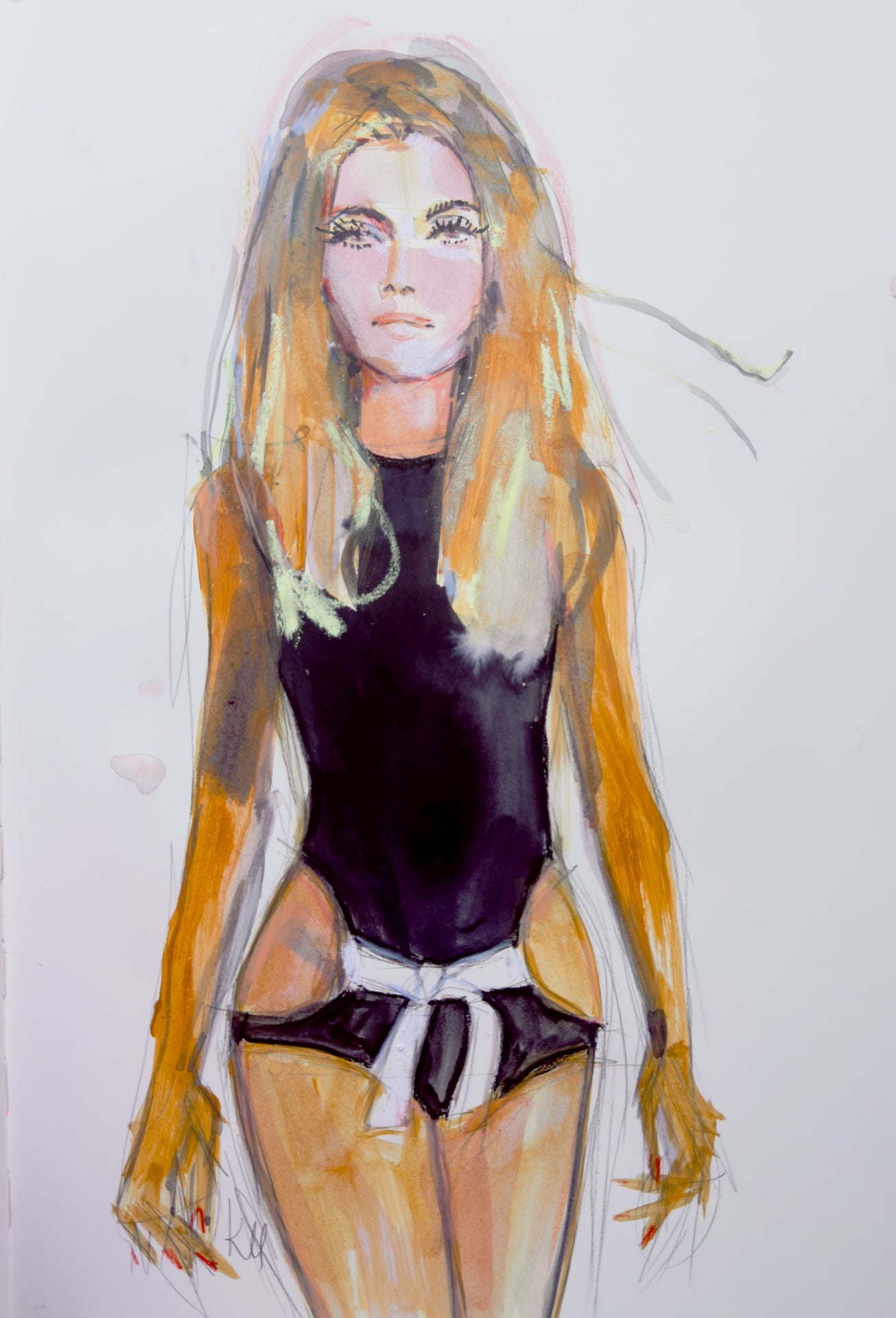 Sharon Tate suit print