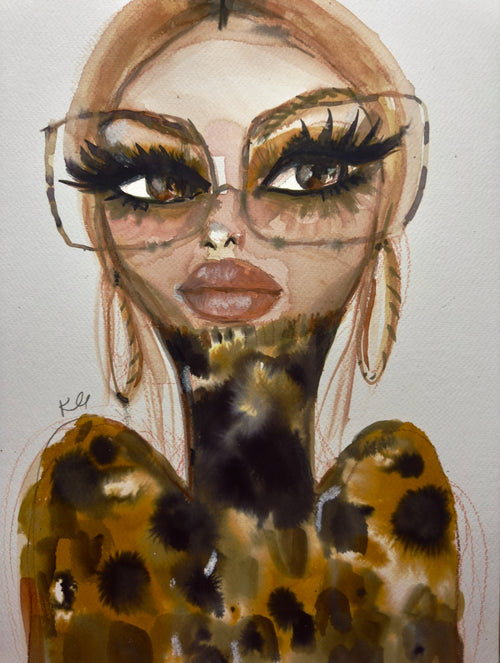 Leopard turtle original