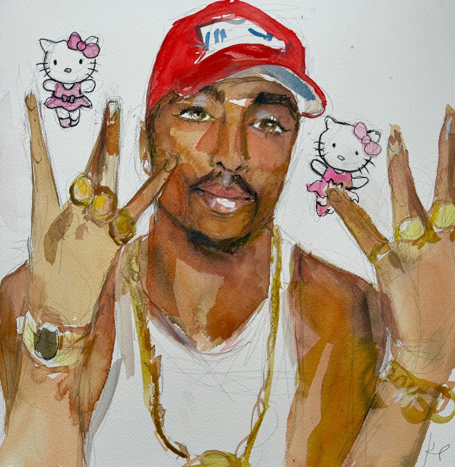 Tupac Hello Kitty