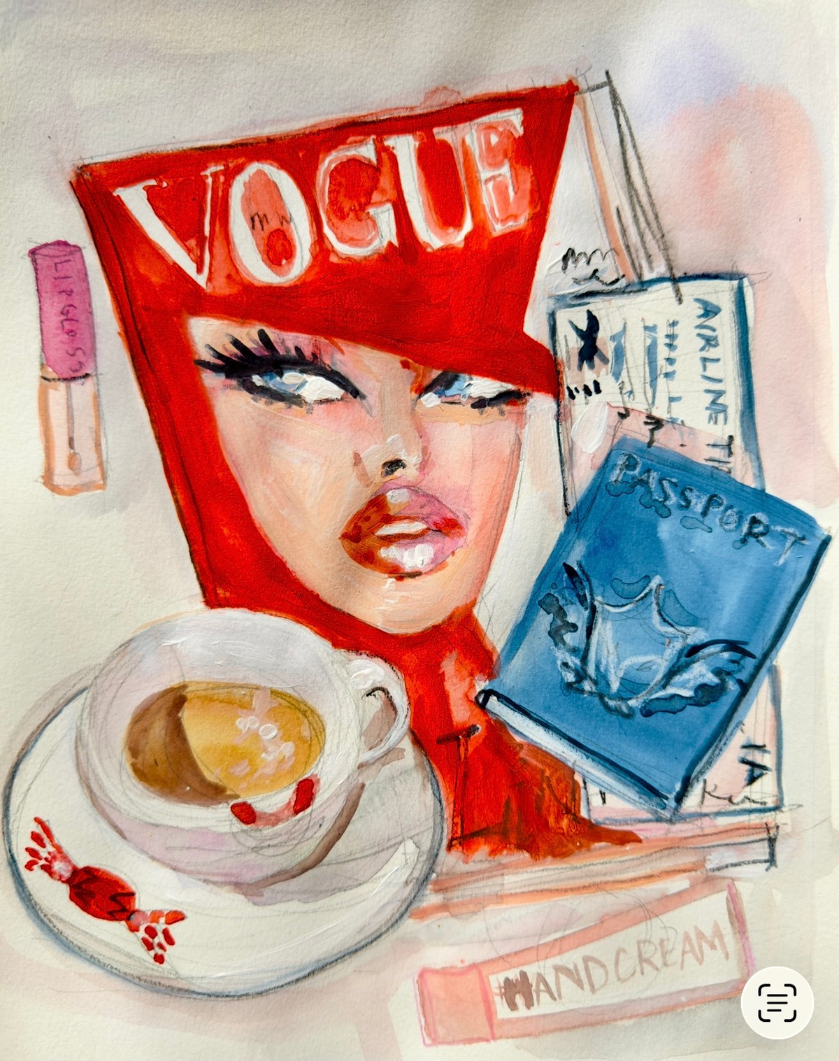 Girly still life original