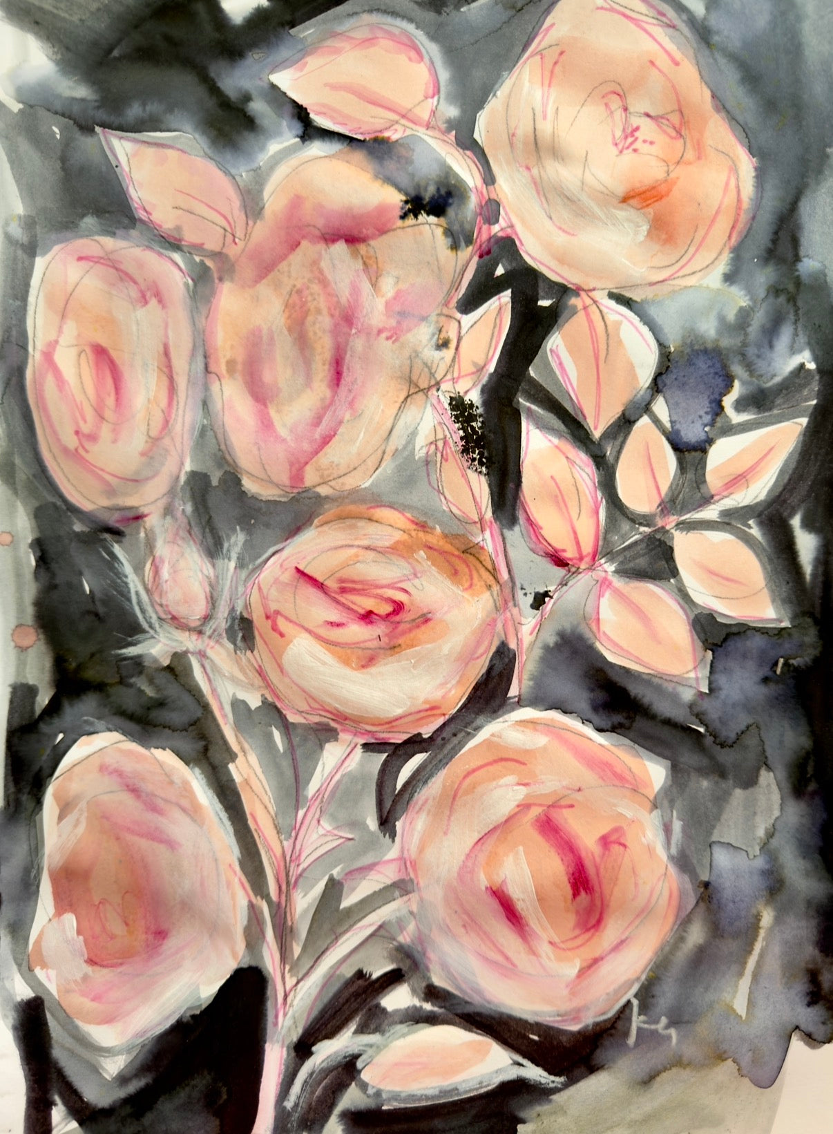 Weeping Roses Original