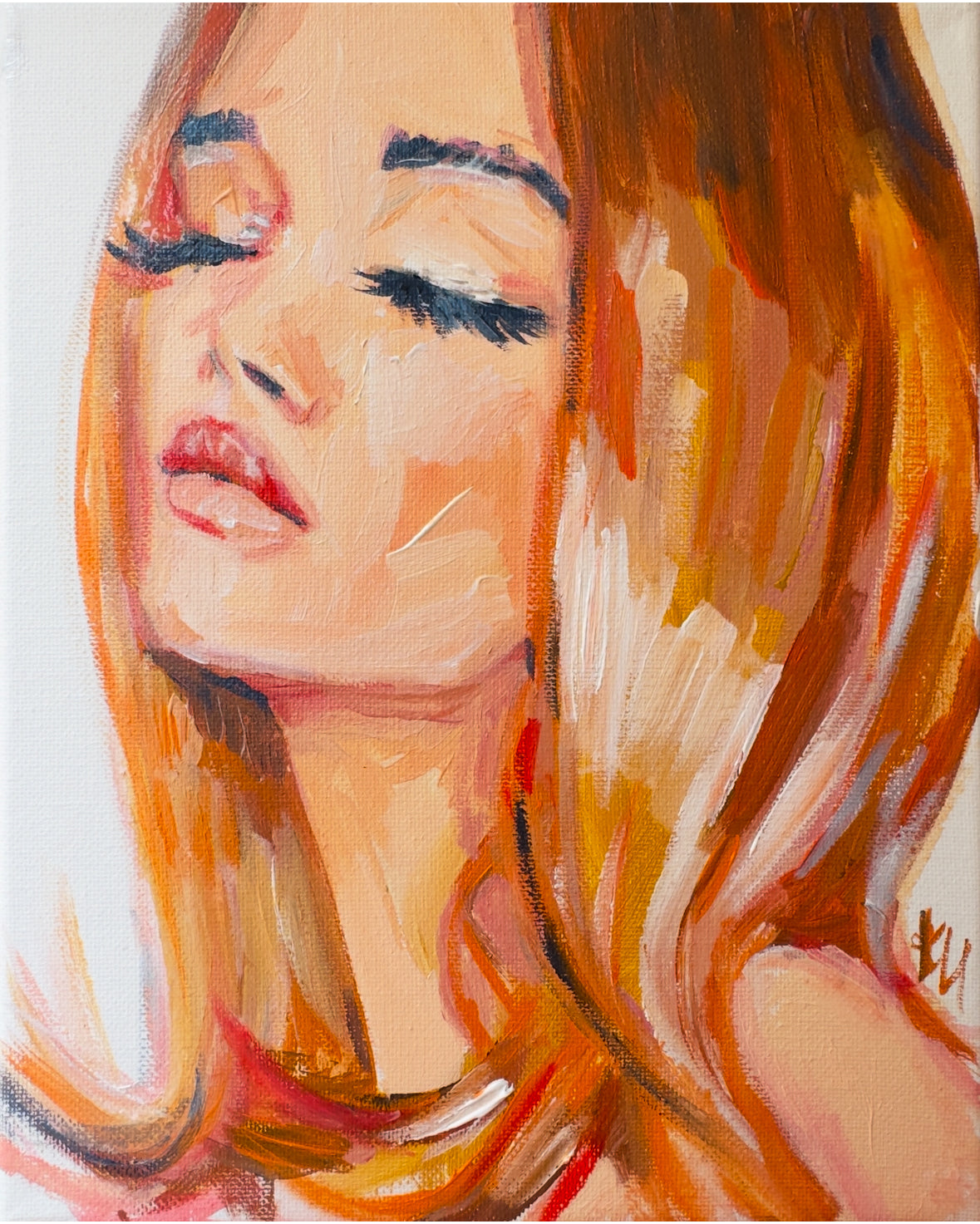 Orange color study original