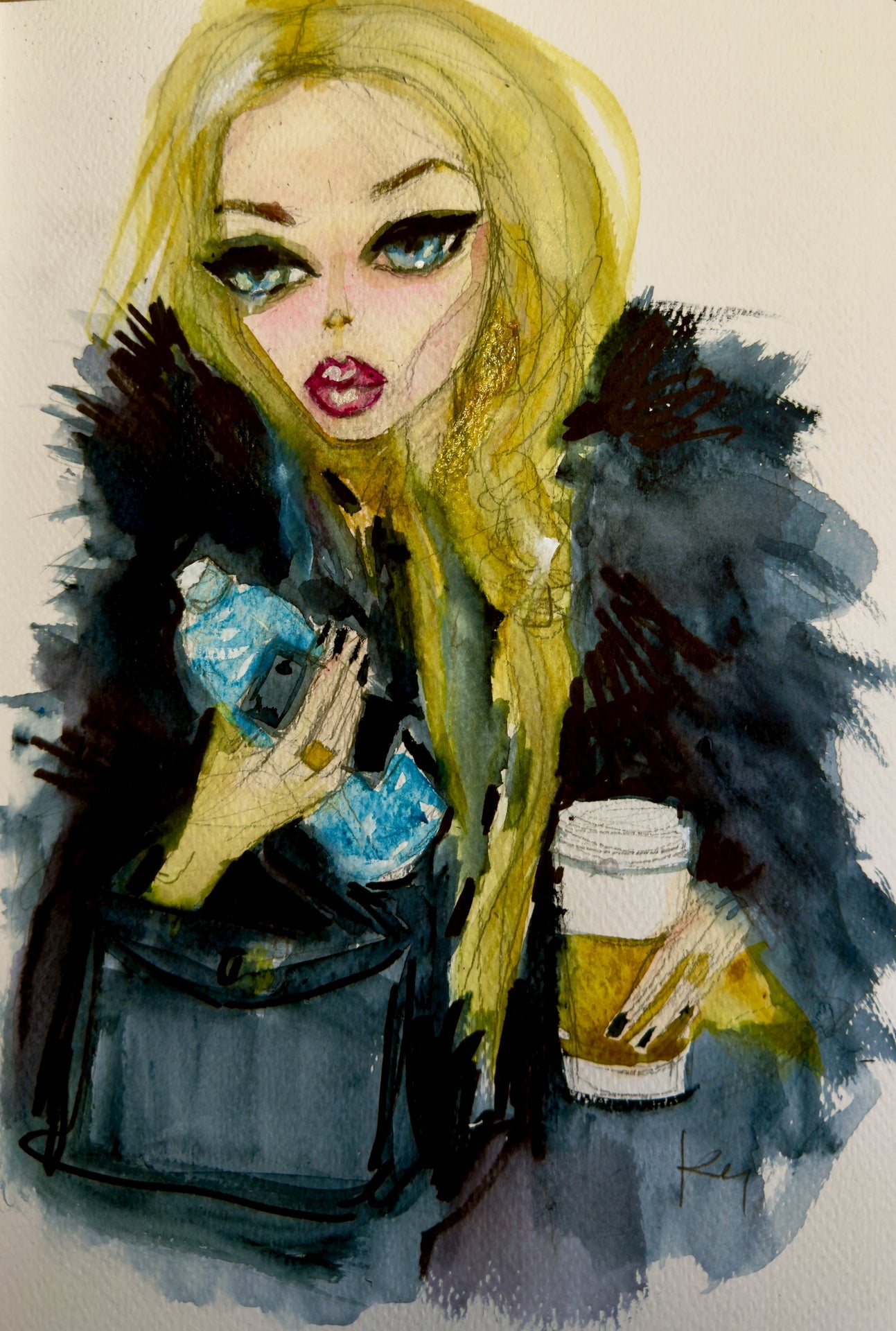 Olsen Barbie Print