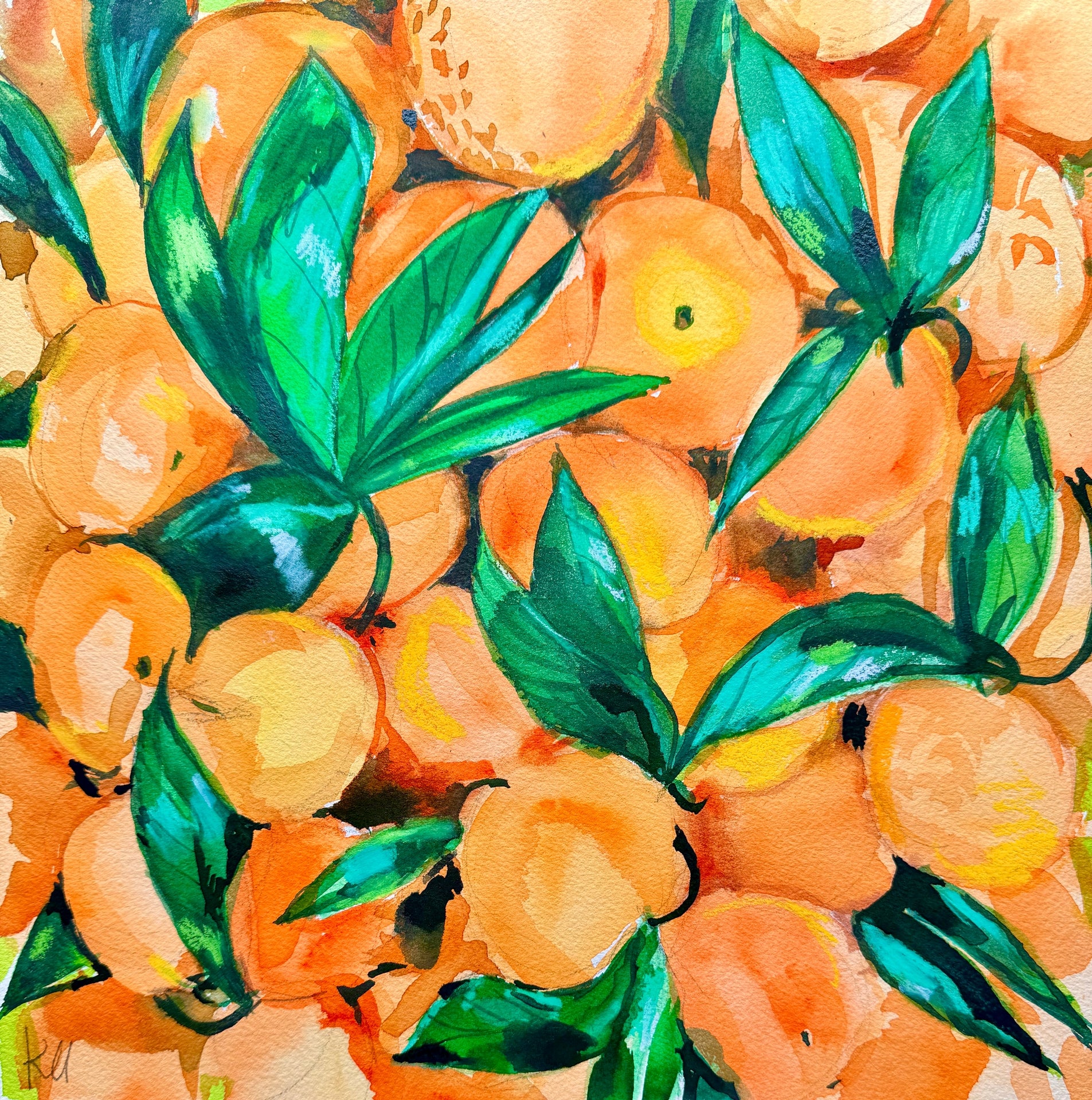Oranges Print