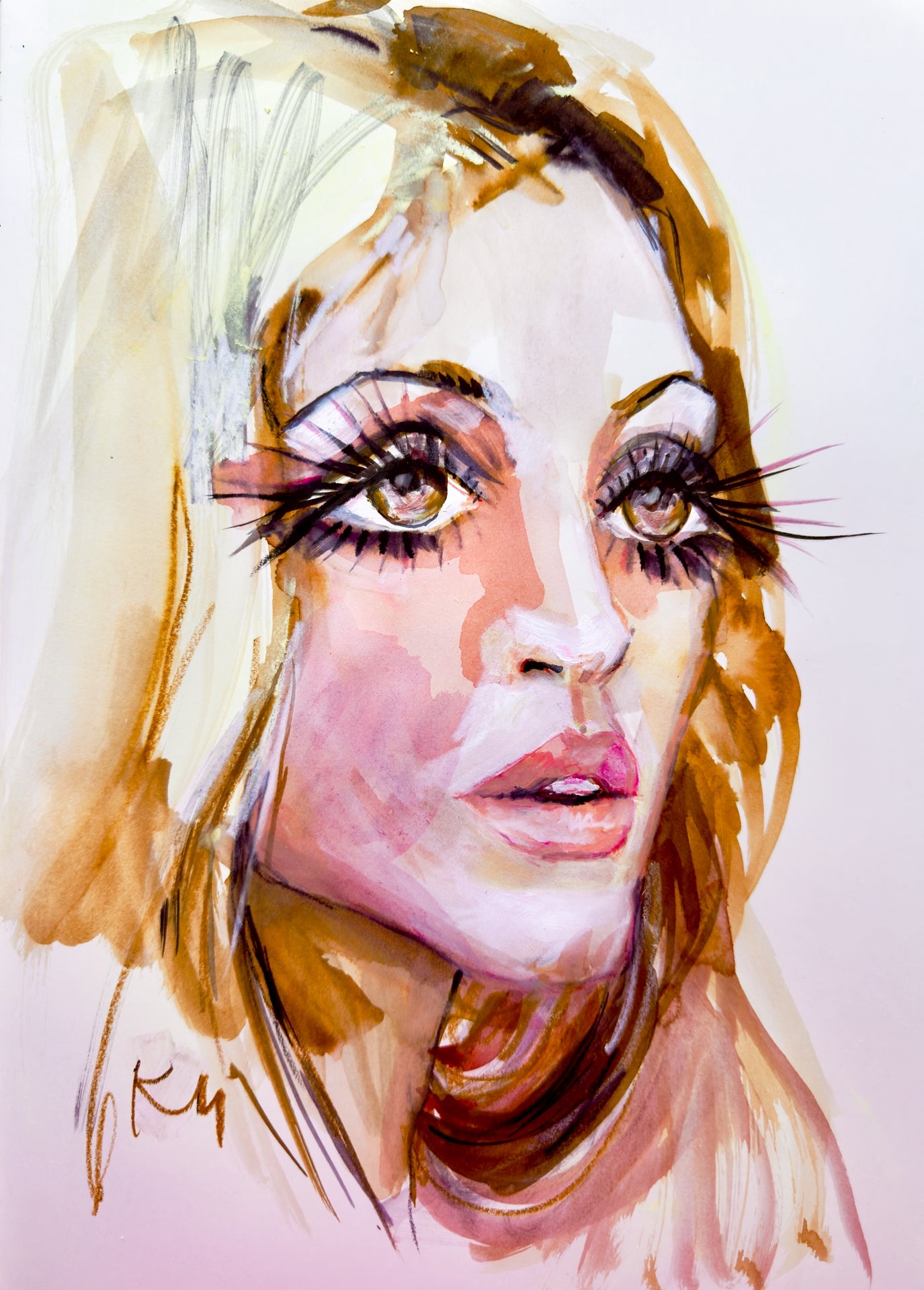 Sharon Tate Lashes Print