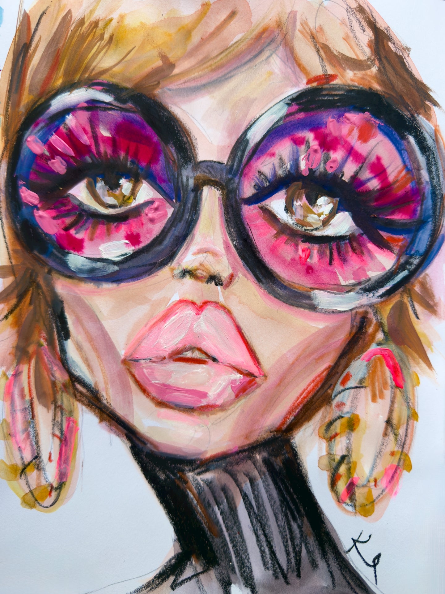 Rinna Glam Print