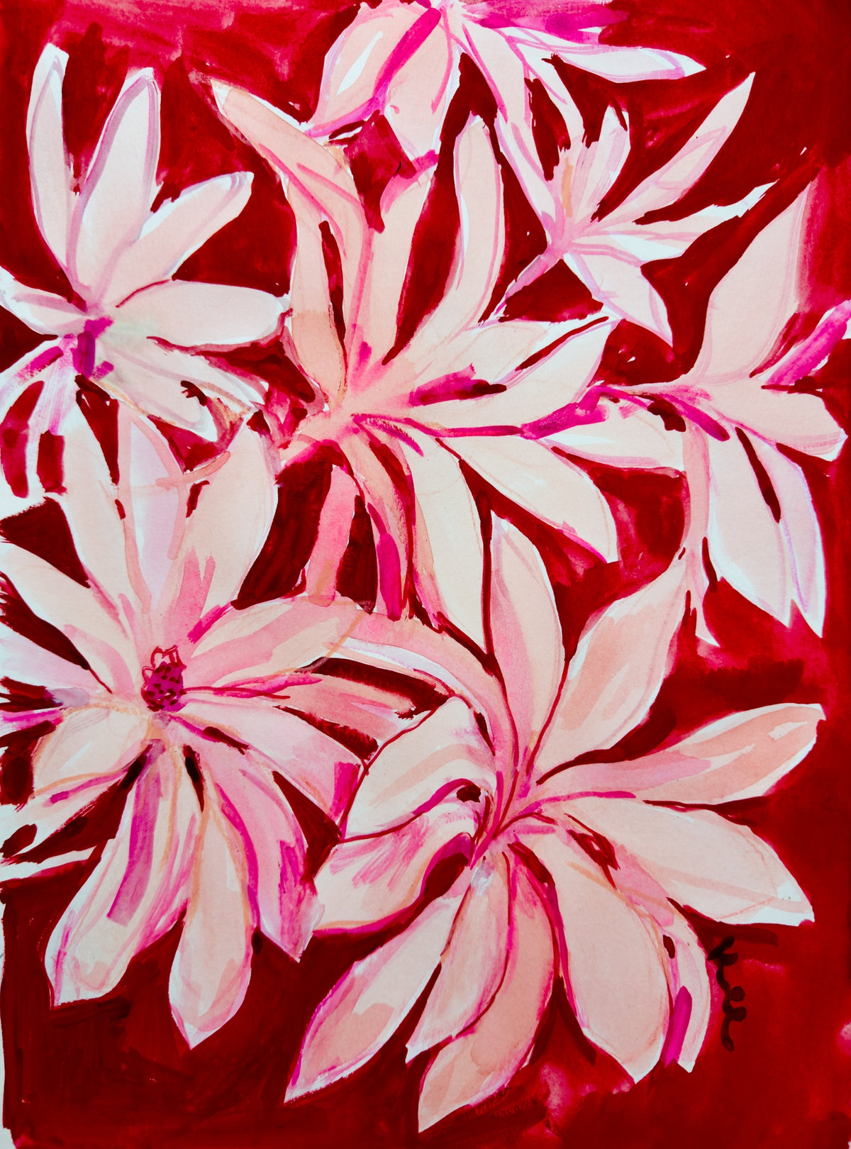 Spring Magnolias Print