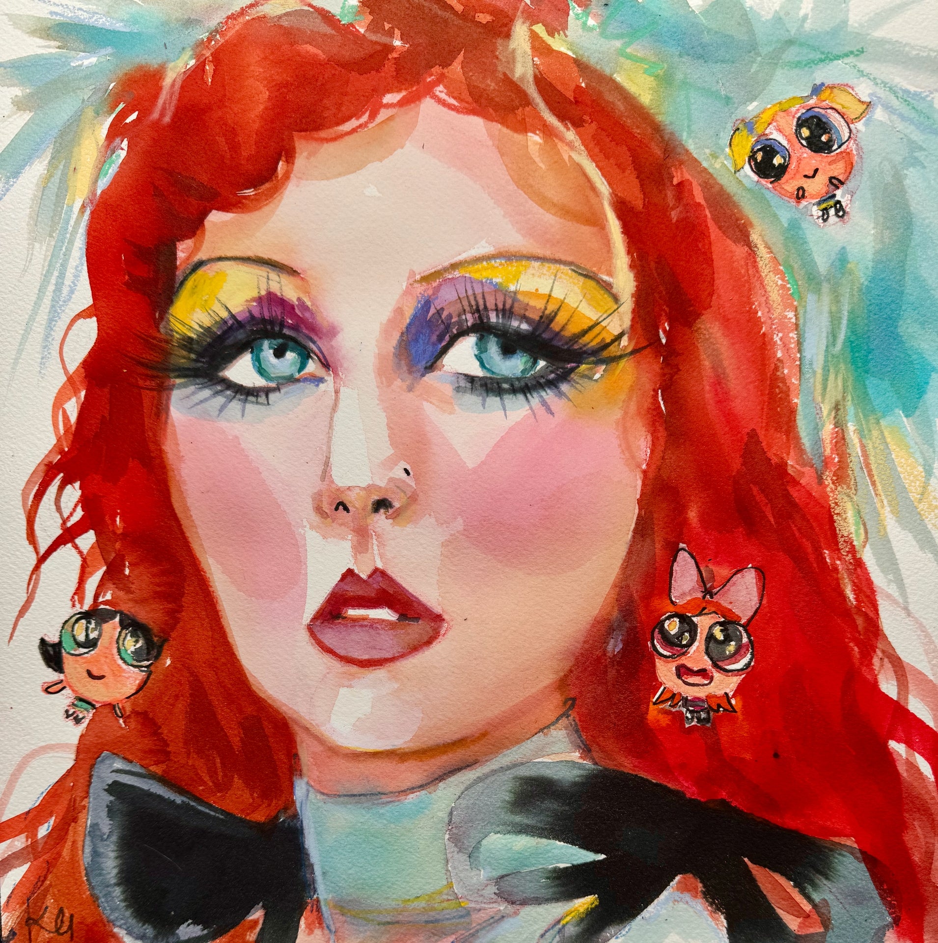 Chappel Roan Power Puff Print