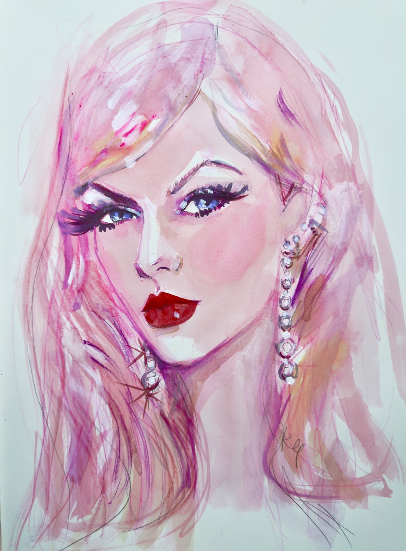 Showgirl Taylor Print