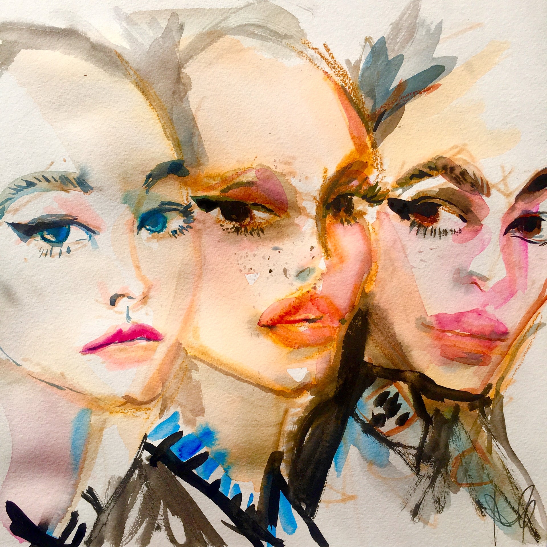 Three Beauties Print