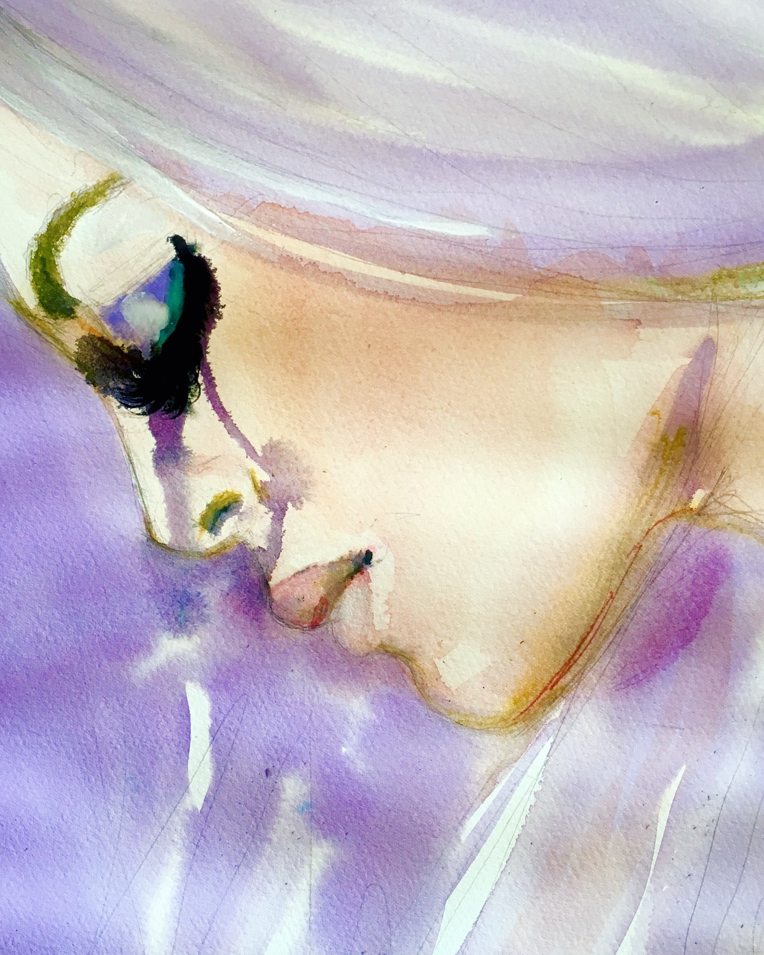 Lavender Tears Print