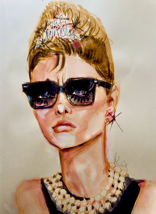 Pouty Princess Print
