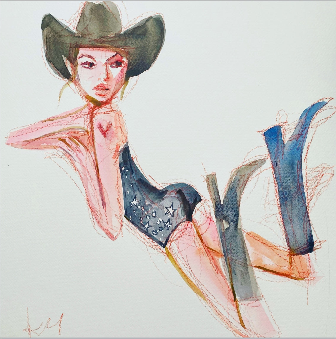 Cowgirl Sparklepants Print