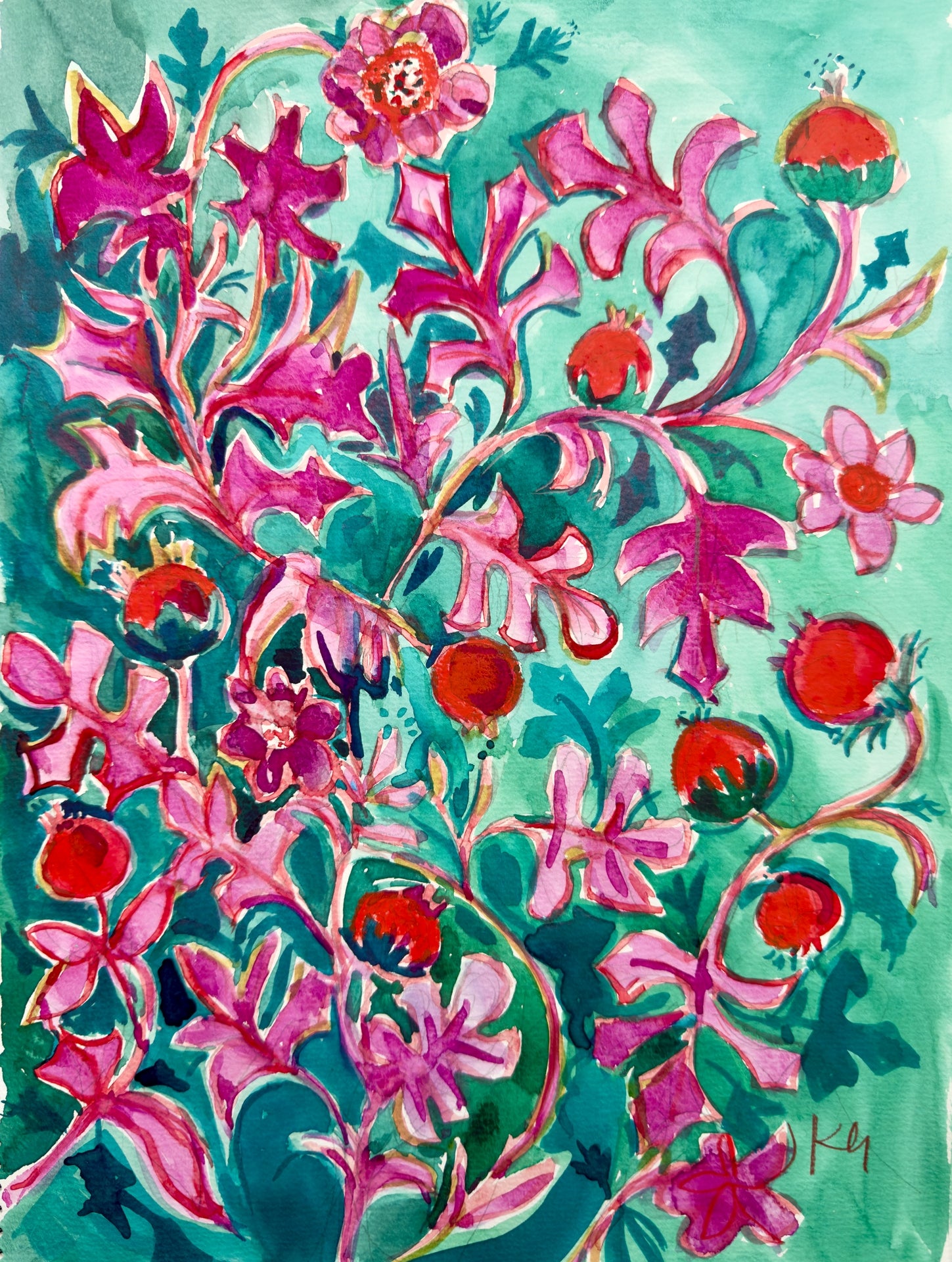 Holiday Berries Print