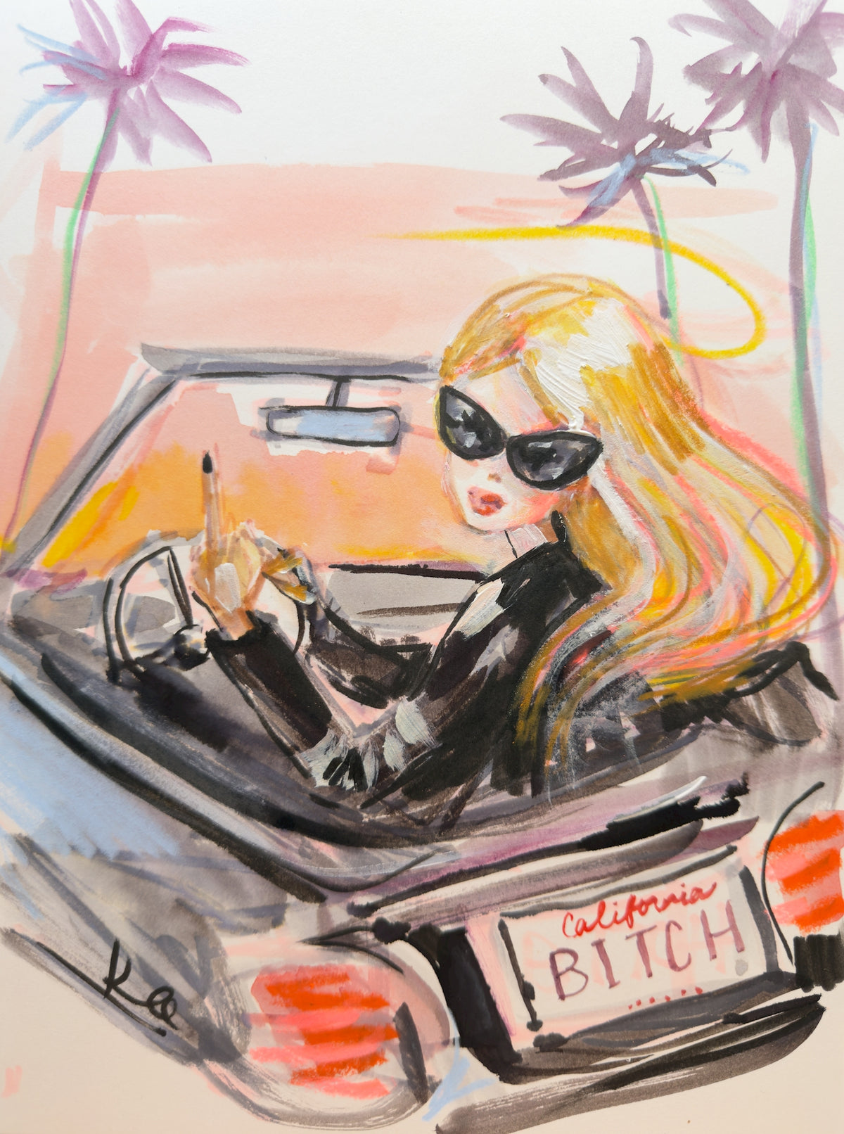 California B Print