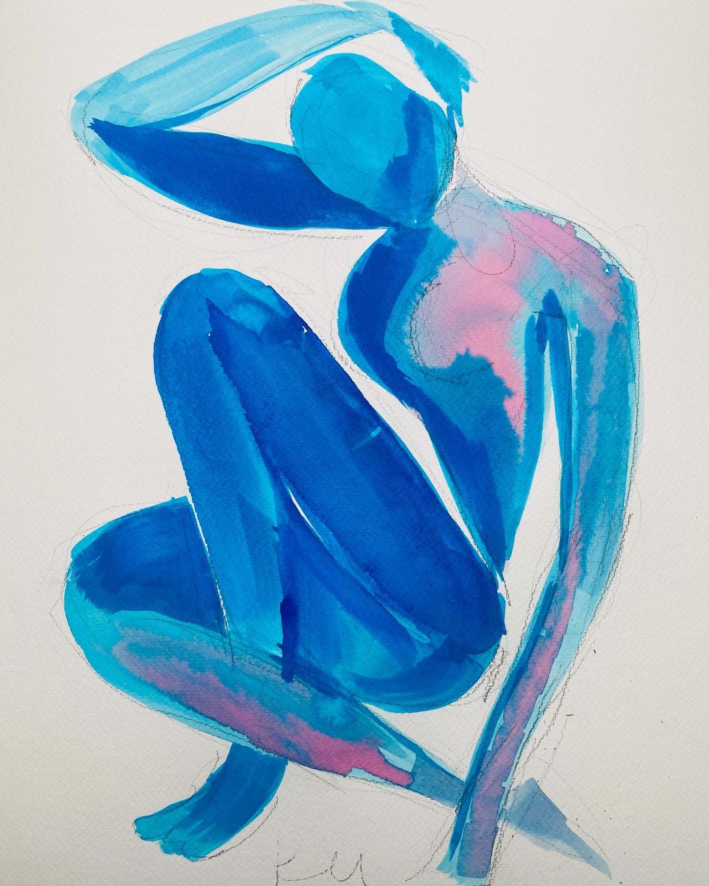 Blue nude